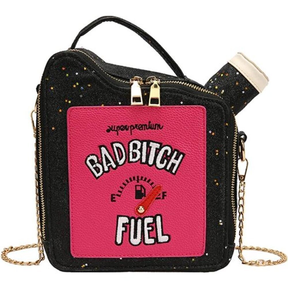 Women's Purse Bag Handbag  Fashion Sequin Crossbody Funny Gasoline Shoulder